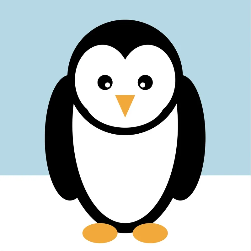 Penguin drawing exercise