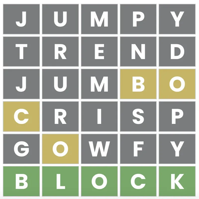 Wordle game exercise